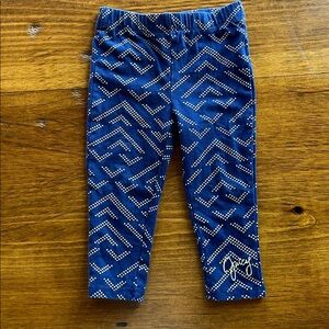 Juicy Couture Navy Gold Sparkling Legging Sz 18M